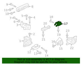 Подушка двигателя задняя левая Volvo XC60 22-26