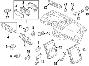 Кнопка аварійної сигналізації Subaru Forester 25-26