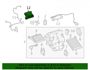 AMPLIFIER ASSY, AIR CONDITIONER Lexus CT200h 11-12