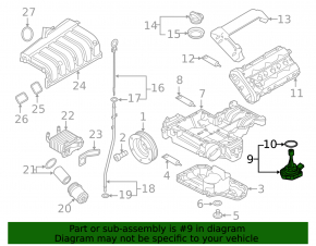 Датчик рівня олії VW Touareg 11-17 3.6