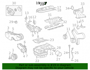 Крышка маслозаливной горловины 3MZ-FE Lexus RX400h 06-08