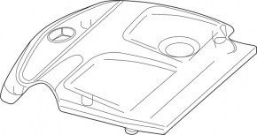 Накладка двигуна Infiniti QX30 17-19 2.0Т