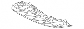 Защита переднего бампера Toyota Camry 25-26