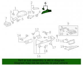 Воздуховод правый Toyota Solara 2.4 04-06