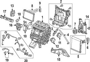 Радиатор отопителя печки Honda Civic XI FE/FL 22-26