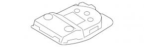 Плафон освещения передний Lexus IS250 IS300 IS350 06-08 серый, под люк