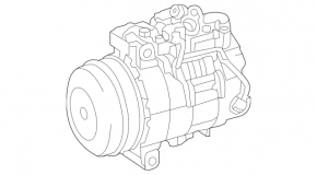 Компресор кондиціонера Mercedes W166 ML 12-13 3.0d