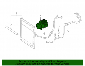 Компресор кондиціонера Mercedes W166 ML 12-13 3.0d