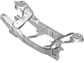 Подрамник задний Ford Escape MK3 13-19 FWD