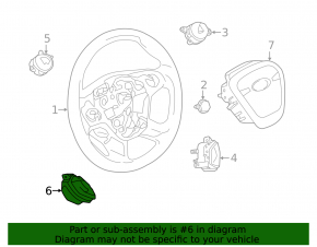 Кнопки управления на руле левые нижние Ford C-max MK2 13-18