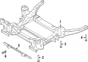 Подрамник передний Ford Explorer 20-25 2.3T