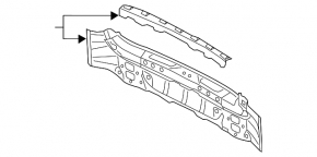 Задня панель Subaru XV Crosstrek 18-23