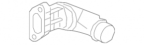 Патрубок интеркулера правый Acura RDX 19-25 Inlet