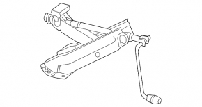 Домкрат Mercedes W211 E550