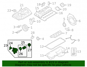 Корпус масляного фильтра BMW 3 E90 E92 07-12 N51 N52