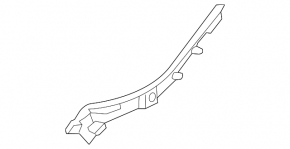 Уплотнитель решетки дворников правый Chevrolet Trax 17-22