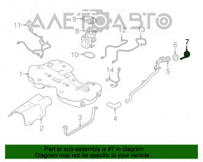 Крышка заливной горловины бензобака Infiniti QX30 17-19