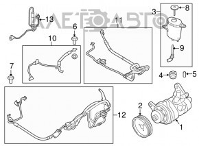 Бачок ГУР BMW 5 F10 11-16 3.0T