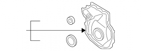 Передняя крышка двигателя Audi A3 8V 15-20 1.8Т, 2.0Т