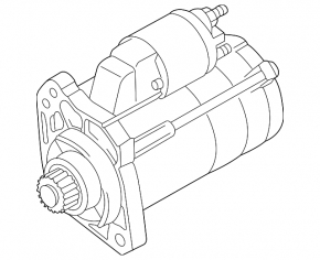 Стартер Audi A6 C8 19-25 3.0T