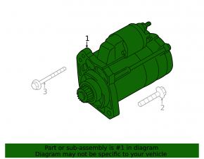 Стартер Audi A6 C8 19-25 3.0T