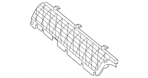 Решетка радиатора grill верхняя правая Mercedes A-class V177 19-22 сетка, AMG pkg