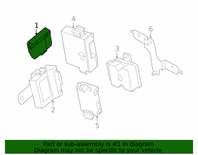 Body control module front Mazda CX-5 17-24