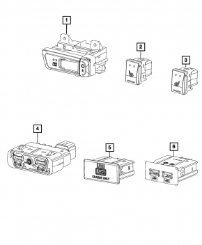 USB Hub Fiat 500 13-19