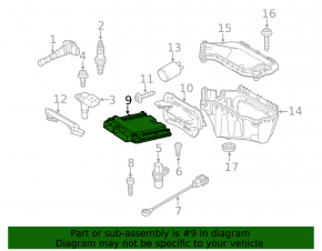 Блок ECU компьютер двигателя Audi Q5 8R 13-13 hybrid