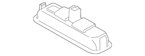 Кнопка открывания крышки багажника с подсветкой номера Ford Focus mk3 11-15 дорест 4d