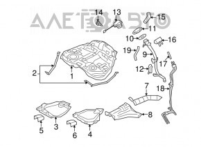 Крышка заливной горловины бензобака Subaru Forester 08-13 SH