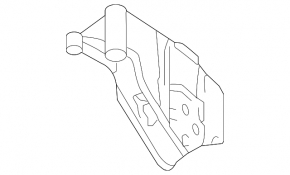 Кронштейн акпп VW Touareg 11-17 3.6