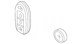 Ключ Nissan Murano z52 15-18 4 кнопки