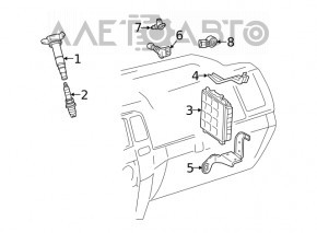 Датчик коленвала Toyota Sienna 11-16 2GRFE 3.5