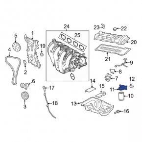 Корпус масляного фильтра Ford Ecosport 18-22 2.0