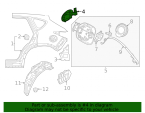 Лючок бензобака Mazda CX-50 23-26