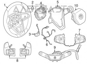 Кнопка подогрева руля BMW i4 22-24