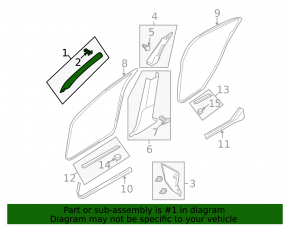 Накладка передней стойки правая Infiniti G25 G35 G37 4d 06-11