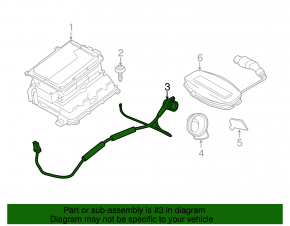 Розетка зарядного порта с проводкой Ford C-max MK2 13-16