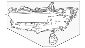 Фара передняя правая Toyota Crown 23-26 Bi-led, Limited, Platinum, XLE