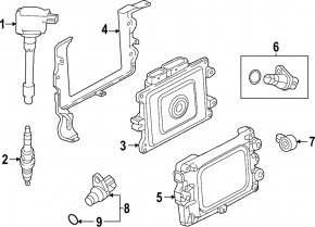 Блок ECU компьютер двигателя Honda Civic XI FE/FL 22-24 5d 2.0 АКПП