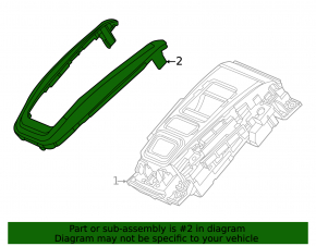 Накладка шифтера КПП Honda CRV 20-22 hybrid, серебро