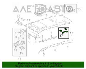 Ручка потолка передняя левая Toyota Prius 20 04-09 беж
