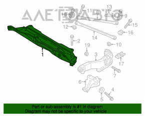 Подрамник задний Mini Cooper Countryman R60 10-16 fwd