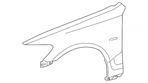 Крыло переднее правое Lexus GS300 GS350 GS430 GS450h 06-11