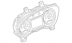 Щиток приладів Chevrolet Equinox 23-24 LSD