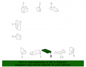 Ключ smart Lexus GS350 GS450h 08-11 4 кнопки