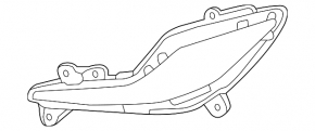 Противотуманная фара птф правая Hyundai Sonata 11-15 hybrid