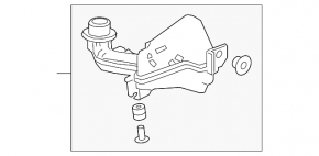 Сміттєзбірник Honda Accord 18-22 2.0T