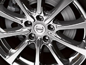Центральный колпачок на диск R18 Nissan Murano z52 15-18 хром 54/50мм